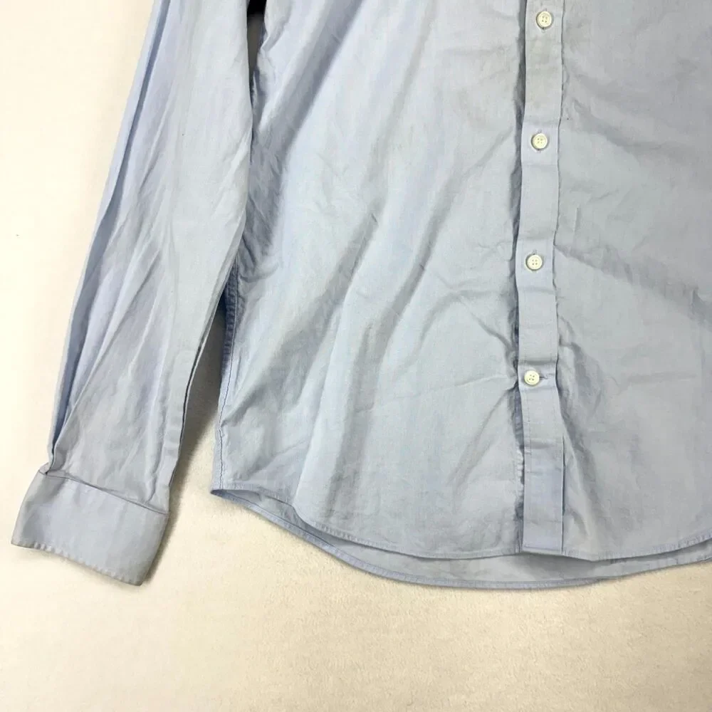 Tommy Hilfiger Slim Fit Stretch Button Down Shirt Mens Size 15-1/2 34/25 M‎
